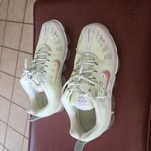 Nike Air Max 360 Sneakers in White and Green